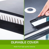 Aquarium Curved Glass RGB LED Fish Tank Set Filter Pump 52L - Rear View