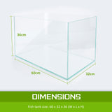 Aquarium Starfire Glass Fish Tank Set Filter Pump 70L - Extra Image