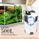 Aquarium UV Light External Canister Filter 2000L/H + Media Kit - Top-Down View