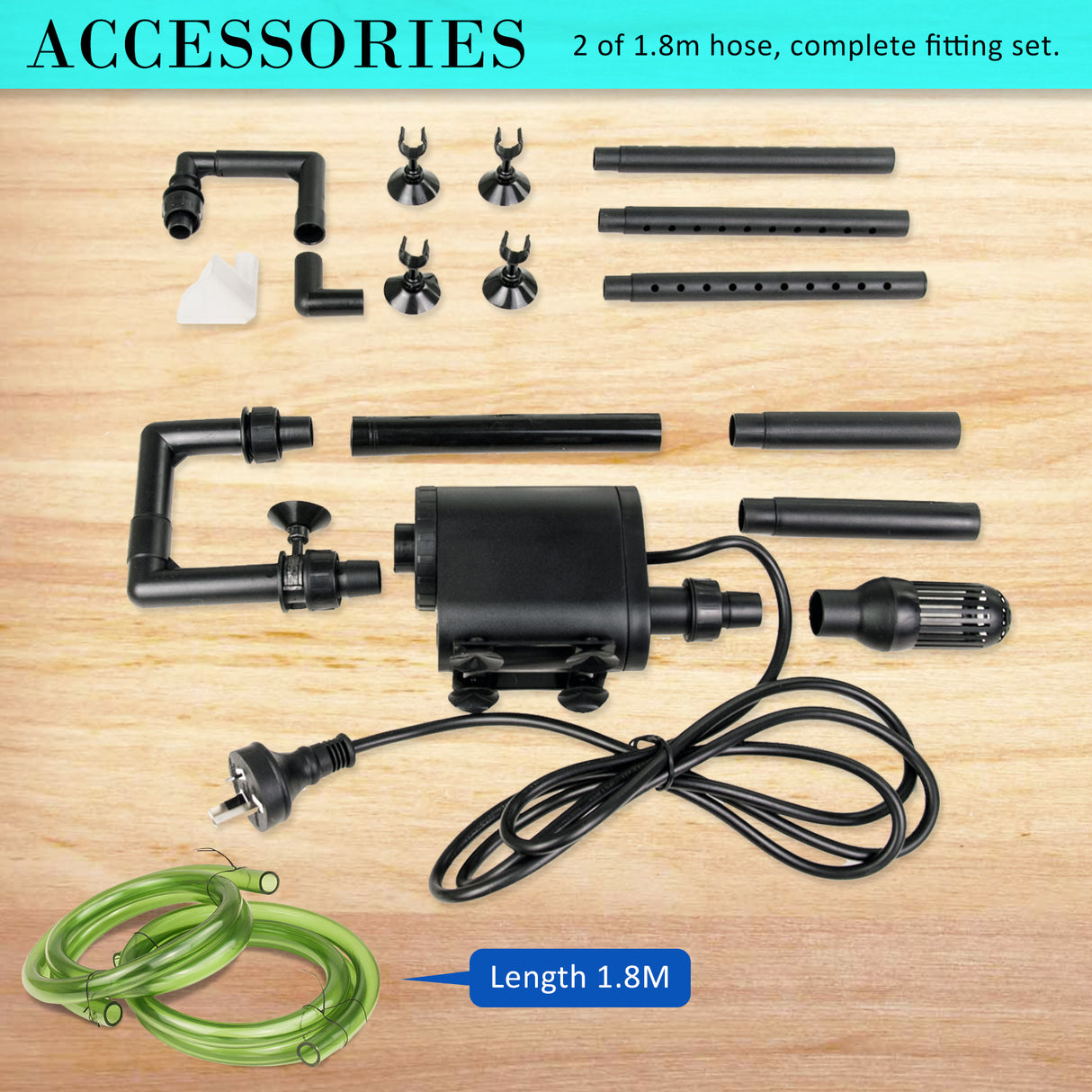 High-Performance 1000L/H External Canister Filter for Aquariums