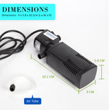 Aquarium Submersible Filter Pond Pump 600L/H 8W 1m - Extra Image