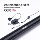 27W Set 2 Aquarium Blue White LED Light for Tank 95-115cm - Low Angle