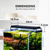 6W Set 2 Aquarium Blue White LED Light for Tank 30-50cm - Extra Image