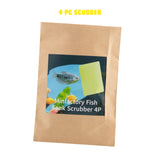 4X Fish Tank Moss Scrubber Scraper Iron Glass Acrylic Algae Cleaner Brush - Rear View