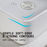 Muriel 48 x 37.5 x 13cm White Ceramic Bathroom Basin Vanity Sink Above Counter Top Mount Bowl - Extra Image