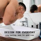 Muriel 60 x 38x 12cm White Ceramic Bathroom Basin Vanity Sink Above Counter Top Mount Bowl - Low Angle