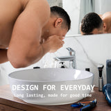 Muriel 42 x 42 x 13.5cm White Ceramic Bathroom Basin Vanity Sink Round Above Counter Top Mount Bowl - Low Angle