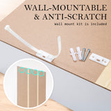 Adjustable Shelves CD DVD Bluray Media Book Storage Cupboard WHITE - Close-Up Angle