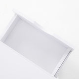Bedside Table Side Storage Cabinet Nightstand Bedroom 1 Drawer 2 Shelf LARK WHITE - Close-Up Angle