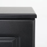 2X Bedside Table Side Storage Cabinet Nightstand Bedroom 2 Drawer KEVA BLACK - Extra Image