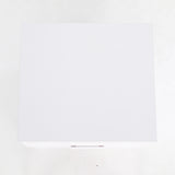 2X Bedside Tables Storage Cabinet Nightstand 1 Drawer 1 Shelf ELLA WHITE - Top-Down View