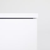 2X Bedside Tables Storage Cabinet Nightstand 1 Drawer 1 Shelf ELLA WHITE - Extra Image
