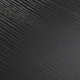 Bedside Table Side Storage Cabinet Nightstand Bedroom 2 Drawer JOSS BLACK - Close-Up Angle