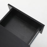2X Bedside Tables Storage Cabinet Nightstand 2 Drawer JOSS BLACK - Extra Image