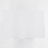 Bedside Table Side Storage Cabinet Nightstand Bedroom 2 Drawer Legs ETTA WHITE - Side View