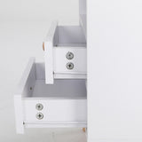 Bedside Table Side Storage Cabinet Nightstand Bedroom 2 Drawer ANYA - WHITE - Extra Image
