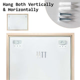 2 Set Wall Mirror Rectangular Frame Bathroom 70x90cm Antique Brown - Extra Image