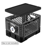 Cap for 25L Smart Foldable Stackable Crate - Side View