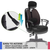 Ergonomic Korean Office Chair SUPERB GREY - 45-Degree Angle
