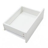 2X Bedside Table 3 Drawers RGB LED Bedroom Cabinet Nightstand Gloss GLORY WHITE - Extra Image