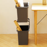 2 Set Stackable Multipurpose Laundry Basket Dark Grey - Close-Up Angle