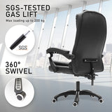 La Bella Black Massage Vibration Ergonomic Executive Office Chair - Extra Image