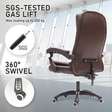 La Bella Espresso Massage Vibration Ergonomic Executive Office Chair - Extra Image