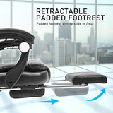 La Bella Black Massage Footrest Ergonomic Executive Office Chair - Extra Image