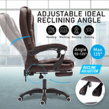 La Bella Espresso Massage Footrest Ergonomic Executive Office Chair - Extra Image