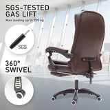La Bella Espresso Massage Footrest Ergonomic Executive Office Chair - Extra Image