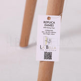 4X Retro Dining Cafe Chair DSW BLACK - Extra Image