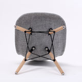 4X Retro Dining Cafe Chair DSW GREY