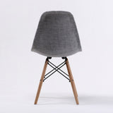 4X Retro Dining Cafe Chair DSW GREY - Extra Image