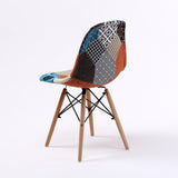 2X Retro Dining Cafe Chair DSW MULTI COLOUR - Extra Image