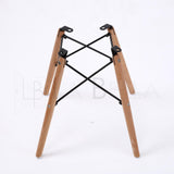 4X Retro Dining Cafe Chair DSW MULTI COLOUR - Close-Up Angle