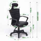 Ergonomic Korean Office Chair COZY BLACK - Extra Image