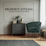Armchair Padded Lounge Chair Accent Velvet Shell Scallop GREEN - Top-Down View