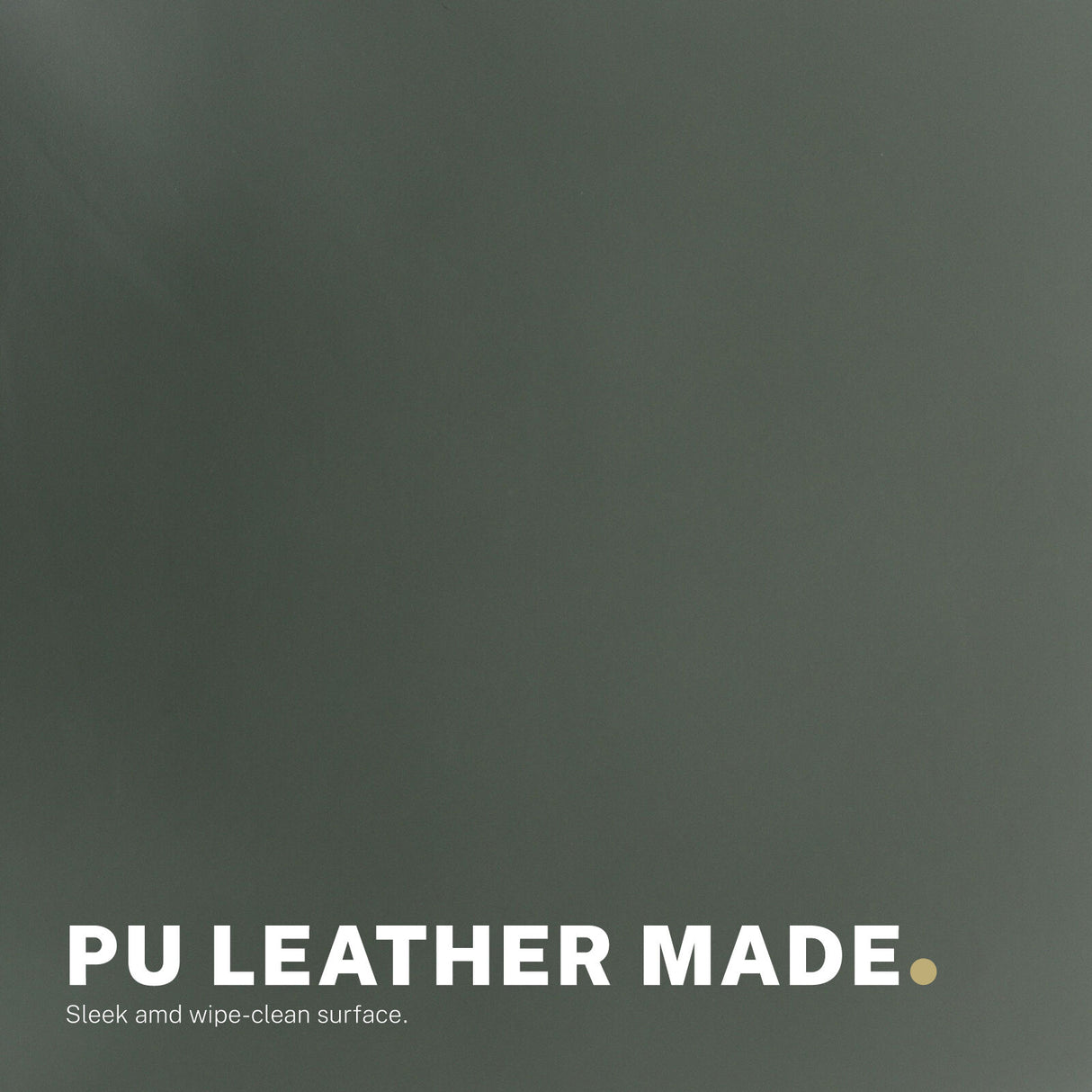 2 Set Office Desk Chair - PU Leather Home Swivel Chair Cut-Out Seat HALO GREEN