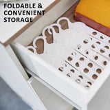 50X Plus Hanger Multiple Clothes Rack Organizer Foldable 10 Holes WHITE