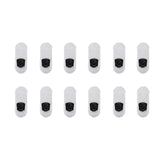 12-Pack Rexy Breathable No-Show Ankle Socks with Cushioning and Non-Slip Design - White