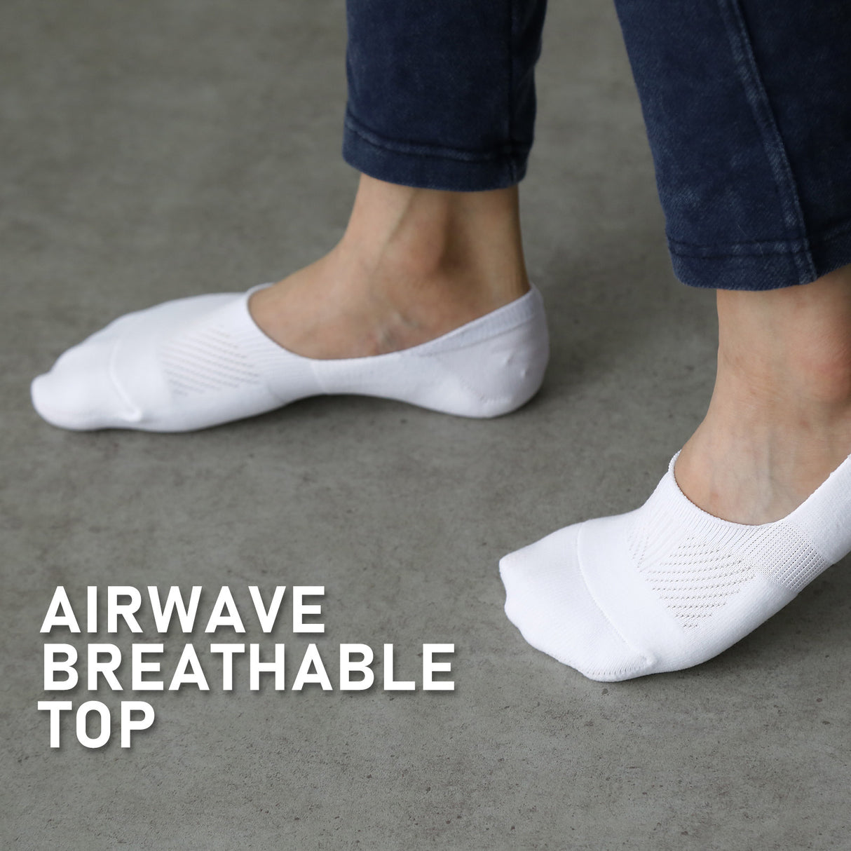 12-Pack Rexy Breathable No-Show Ankle Socks with Cushioning and Non-Slip Design - White