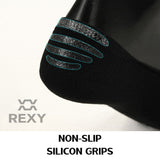 15-Pack Rexy Non-Slip Breathable No-Show Ankle Socks in Assorted Colors - Medium Size - Rear View