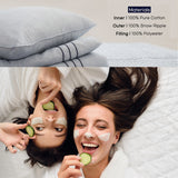 Saesom Flua Snow Comforter Set Queen Cool Quilt Bedspread WHITE - Extra Image