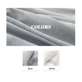 Saesom Flua Snow Comforter Set Queen Cool Quilt Bedspread WHITE - Extra Image