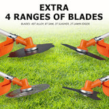 Garden Whipper Snipper Brush Cutter 26cc + 4 Blades - Extra Image