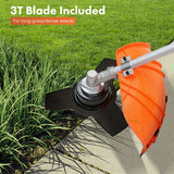 Dynamic Power 26cc Petrol Whipper Snipper Brush Cutter + 1 Blade - Close-Up Angle