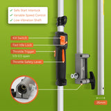 Dynamic Power 26cc Petrol Whipper Snipper Brush Cutter + 1 Blade - Low Angle