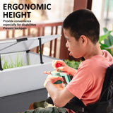 2X Cold Frame Greenhouse Cover Raised Garden Bed Stand Planter GREY - Close-Up Angle