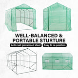 Garden Greenhouse Walk-In Shed 3.5x2x2M PE Apex - Extra Image