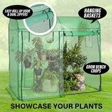 Garden Greenhouse Shed PE Cover Only 200cm Dome - 45-Degree Angle